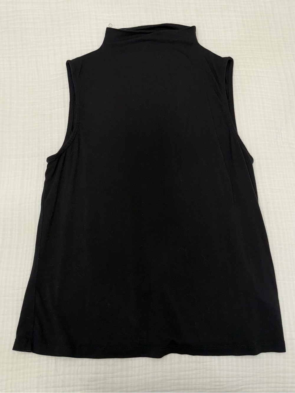 christian siriano new york black mock neck tunic top